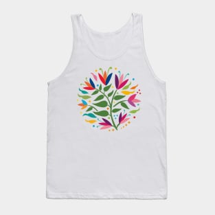 Spring Colorful Flowers by Akbaly T-Shirt Tank Top